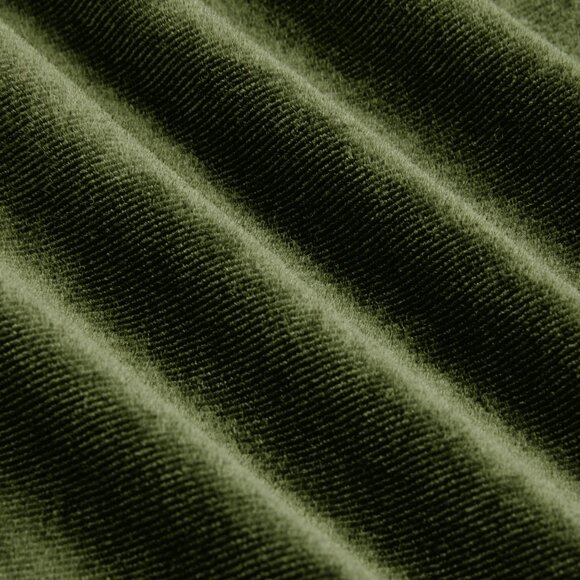 Cider Velvet Hooded Long Sleeve Crop Top - Green - XS - Picture 3 of 7